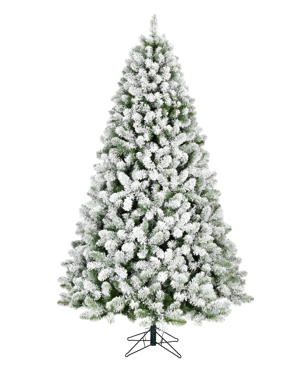 9' TREE, 2580 TIPS, METAL STAND, 65" DIA