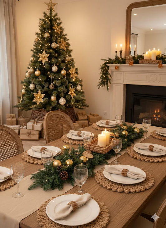 🎄 The Cozy Christmas Home: How to Style a Warm, Natural Holiday Season with Laquedecraft