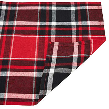 Fennco Styles Classic Plaid Design Tabletop Collection