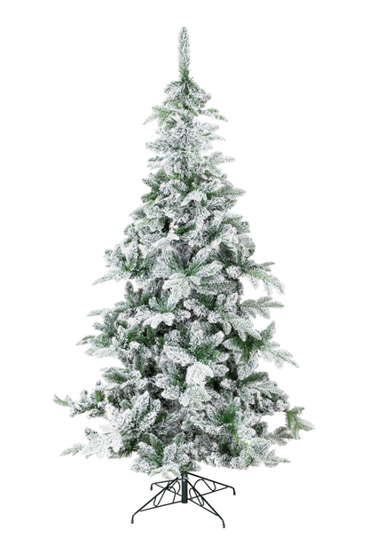 Snow Flocked Alpine Fir Christmas Tree