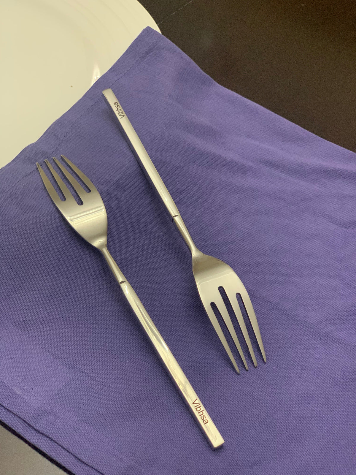 Vibhsa Stainless Steel Salad Fork Set of 6