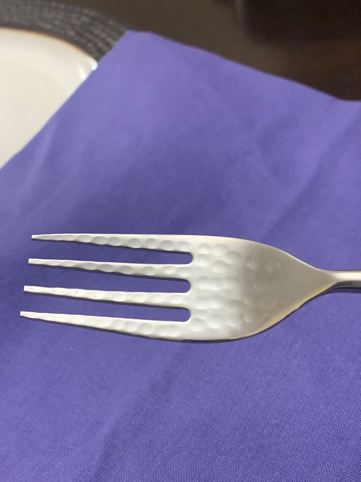 Vibhsa White & Silver Flatware Stainless Steel Set of 20
