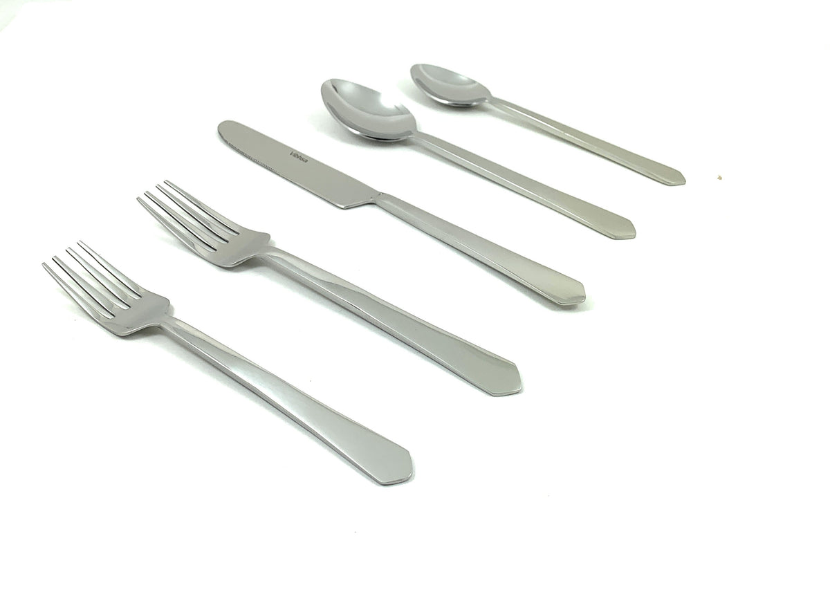 Vibhsa Flatware set of 20 Pieces in Silver Stainless Steel