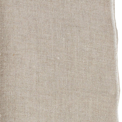 Fennco Styles Amelia Collection Classic Stonewashed Border Stitch 100% Pure Linen 20 x 20 Inch Cloth Napkins – Natural Dinner Napkins for Banquet, Wedding, Special Events and Home Décor