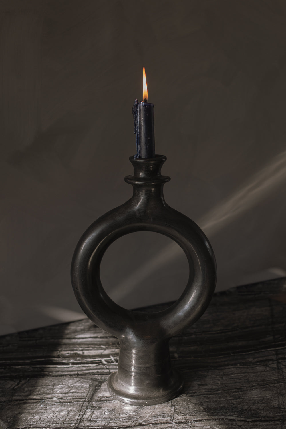 Moroccan Glazed Terracotta Candle Holder