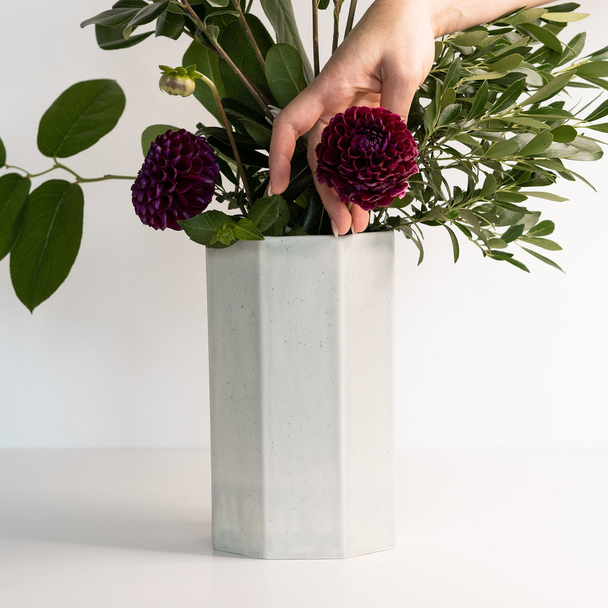 Handmade Porcelain Bouquet Vase