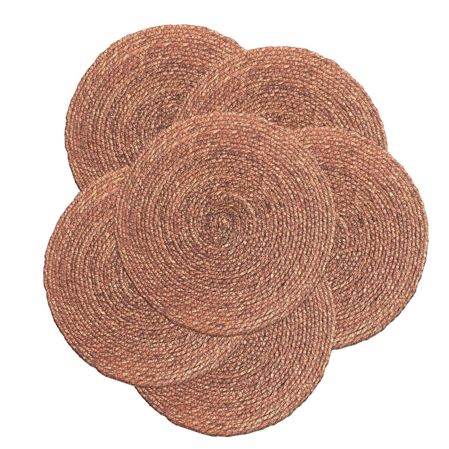Round Brown Seagrass Placemats