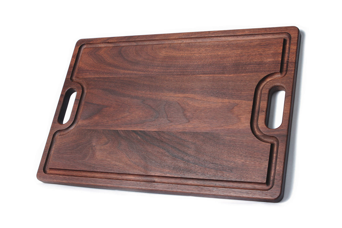 Personalized Cutting Board Wedding Gift, Monogrammed Cutting Board 18" x 12" With Juice Groove and Handles, Christmas, USA Made