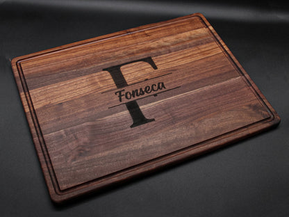 Extra Large Walnut Cutting Board 24" x 18", With Juice Groove, Father's Day Gift, Wedding Gift, Anniversary Gift, 100% Made in the USA