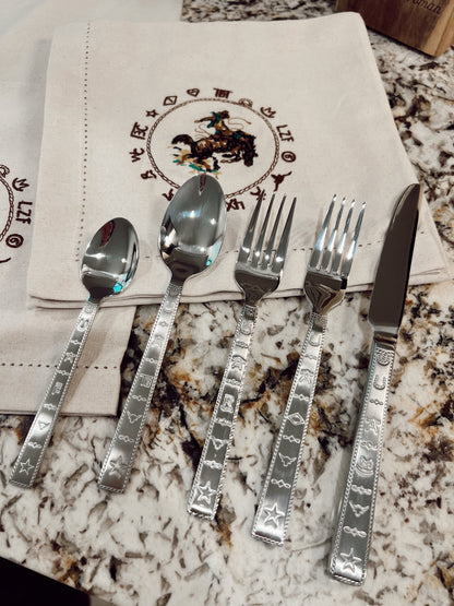 The 20 Piece Western Brands Flatware