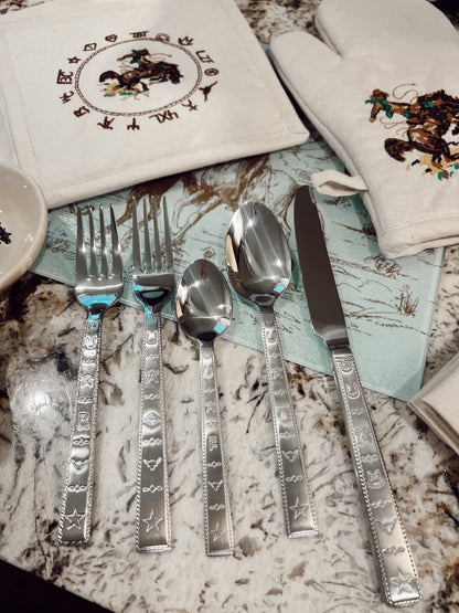 The 20 Piece Western Brands Flatware