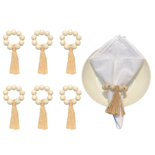 Rustic Wooden Napkin Rings