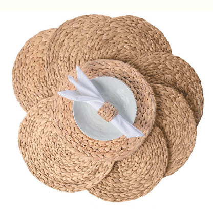 Round Water Hyacinth Placemats