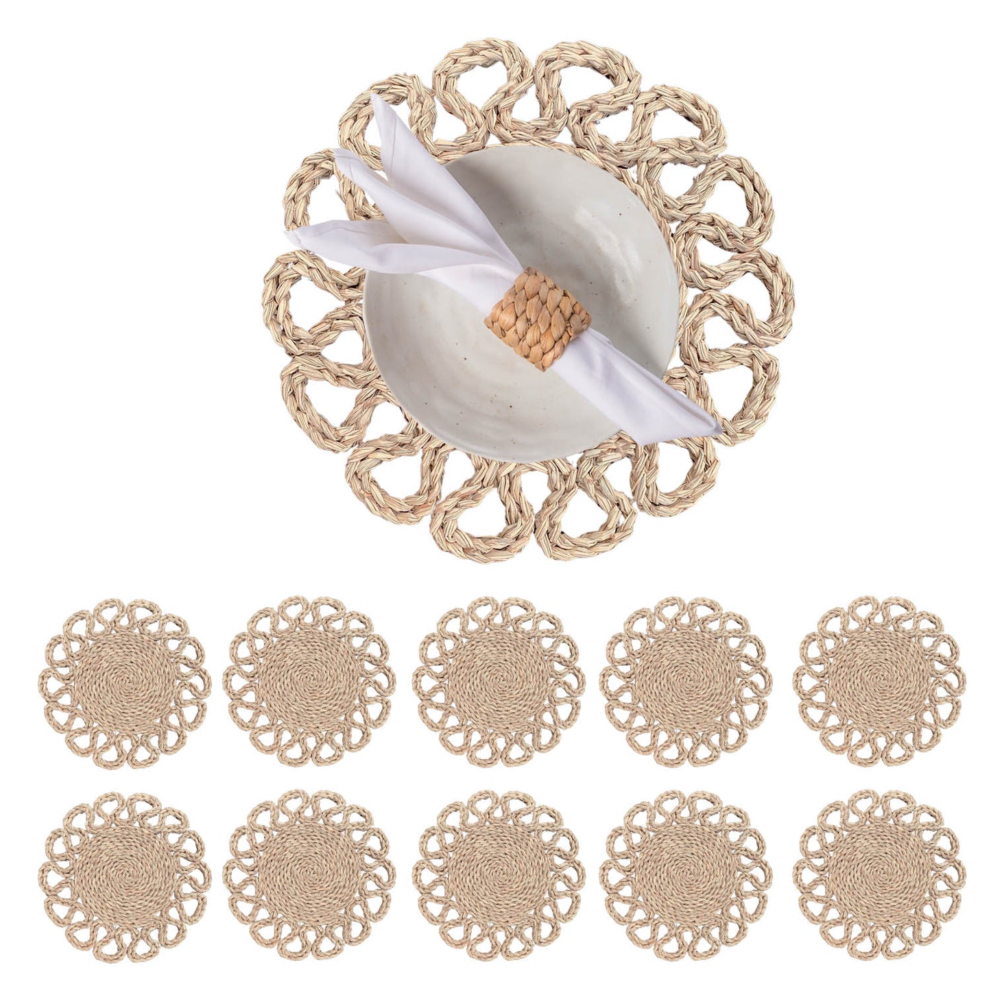 Round Seagrass Placemats