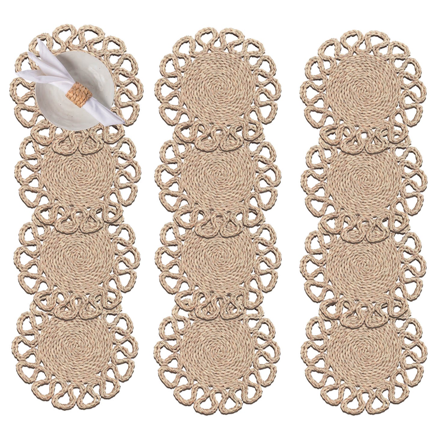 Round Seagrass Placemats