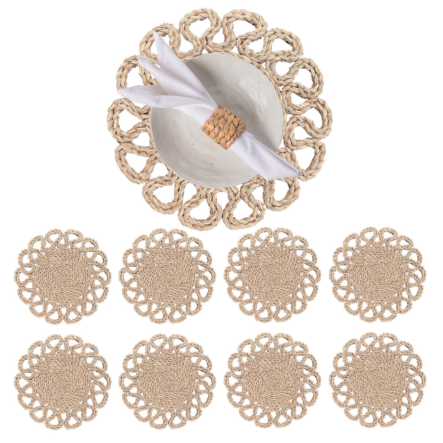 Round Seagrass Placemats