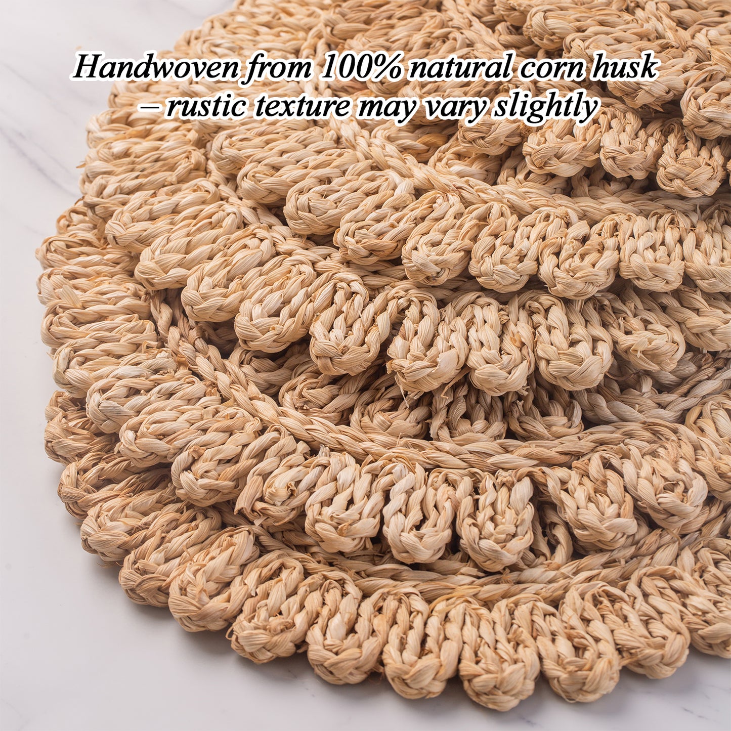 Round Corn Husk Placemats
