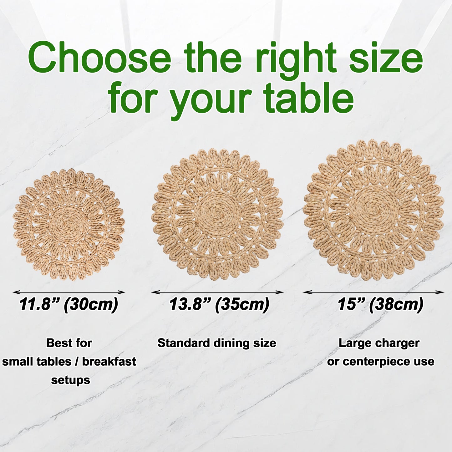 Round Corn Husk Placemats