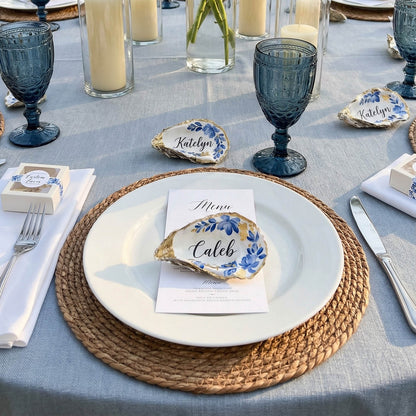 Round Brown Seagrass Placemats