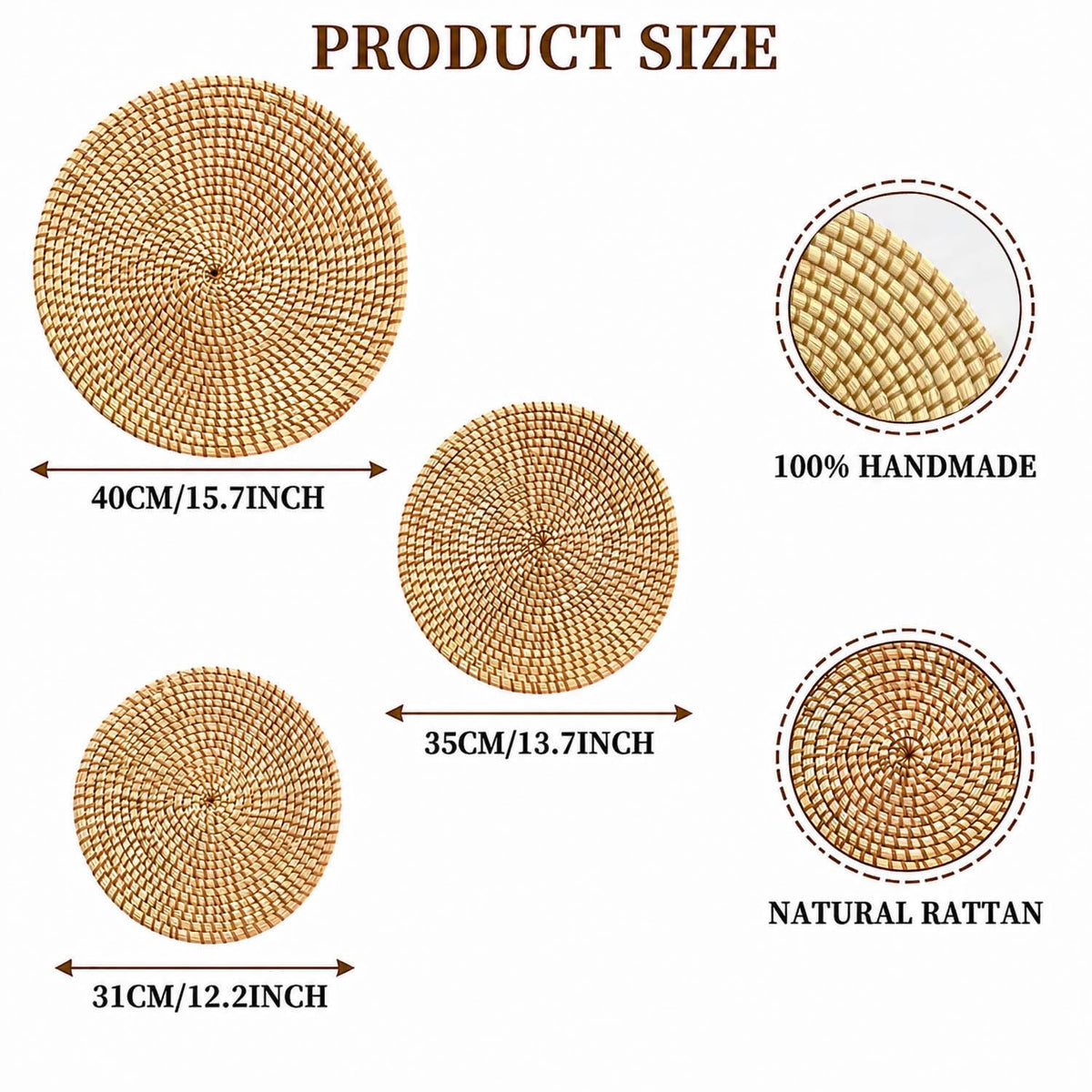 Wall Basket Decor Set of 3