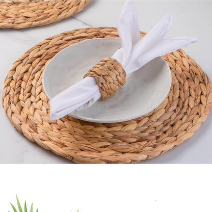 Round Water Hyacinth Placemats